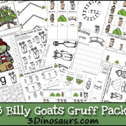 Free 3 Billy Goats Gruff Printable Pack