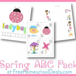 FREE Worksheets: Spring ABC Printable Pack