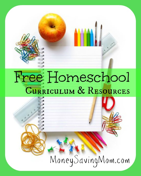 HUGE List of Free Homeschool Curriculum & Resources - Money Saving Mom ...