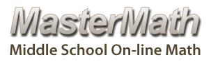 Free Online Middle School Math Lessons with MasterMath