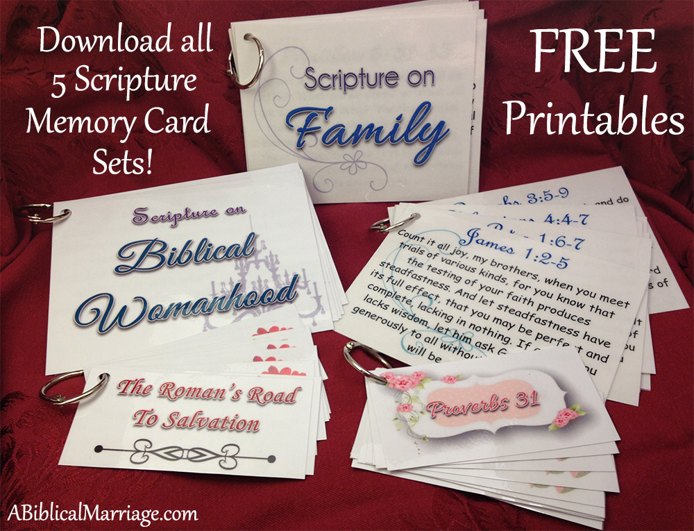 Free Scripture Memory Cards