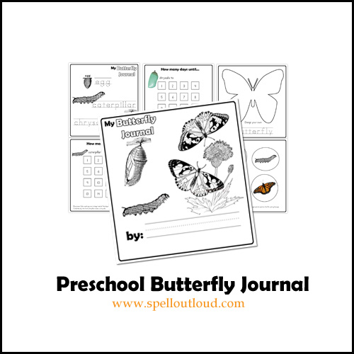 free preschool Butterfly Unit