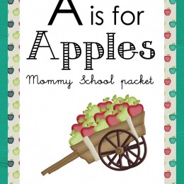 Free Homeschool Printables: A is for Apples