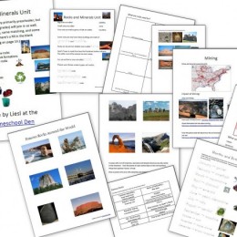 Free Rocks and Minerals Packet