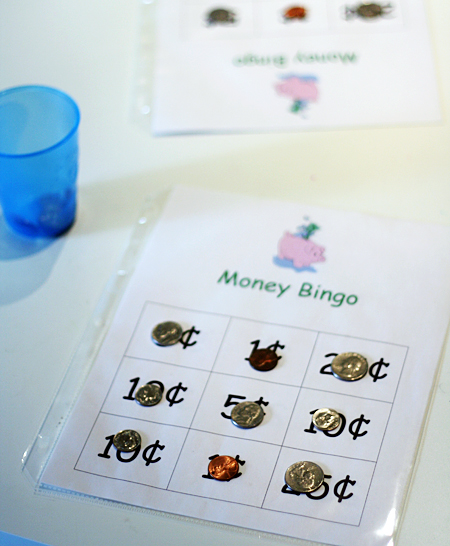 Free Printable Money BINGO Game