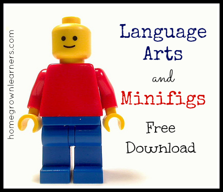 Free Lego Language Arts and Minifigs Download