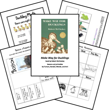 FREE Make Way for Ducklings Unit Study and Lapbook Printables