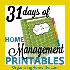 Free Home Management Binder Printables