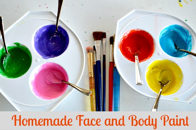 Homemade Face & Body Paint