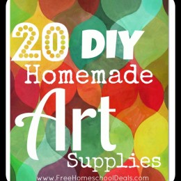 Homemade Art Supplies