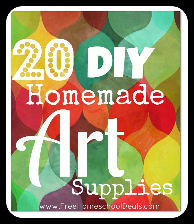 Homemade Art Supplies