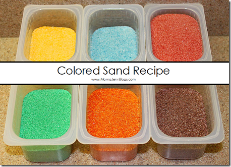 DIY Colored Sand