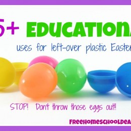 25+ Educational Uses for Plastic Easter Eggs
