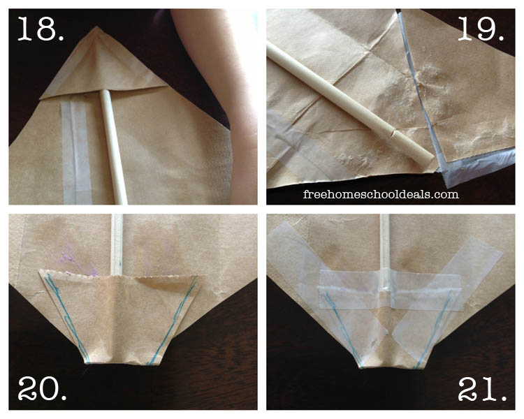 Paper Bag Kite Craft - Typically Simple