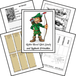 Free Robin Hood Unit Study & Lapbook