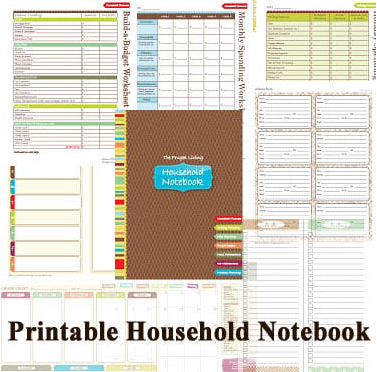 Free Printable Household Notebook