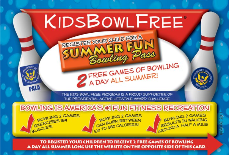 Kids Bowl Free Summer Program