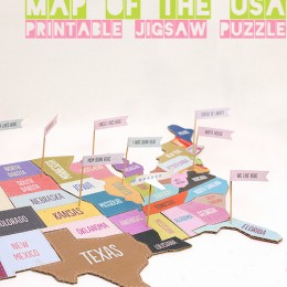 Free DIY United States Jigsaw Puzzle