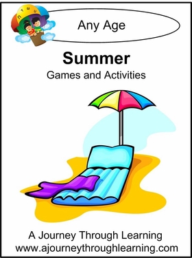 Free Summer Games and Activities Printable Packet from A Journey Through Learning