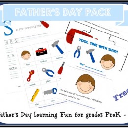 Free Homeschool Printables: Fathers Day Worksheet Set