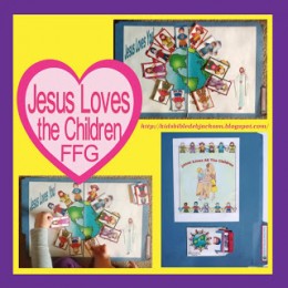 Free File Folder Game: Jesus Loves the Children Matching