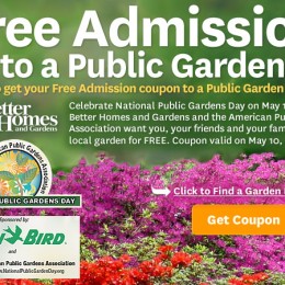 FREE Admission to Local Public Gardens on May 10th!