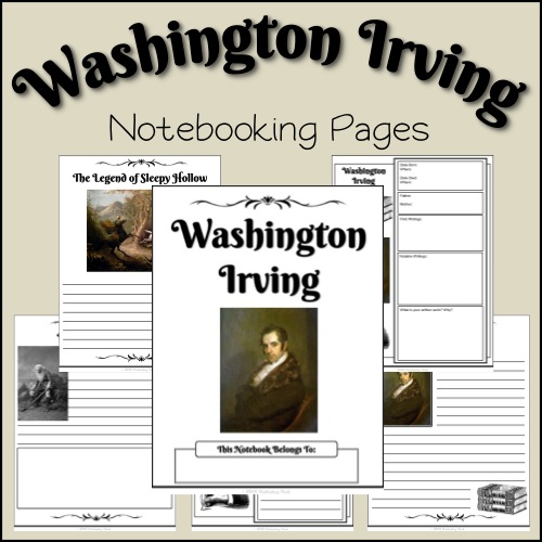 Free Notebooking Pages: Washington Irving 