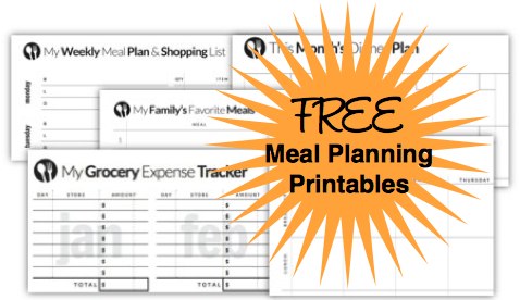 Free Meal Planning Printables from Savings Lifestyle