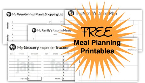 Free Meal Planning Printables from Savings Lifestyle