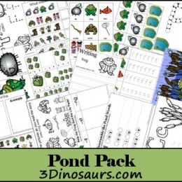 Free Homeschool Printables: Pond Worksheet Pack