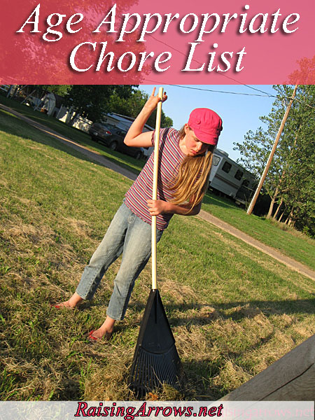 kids chore list