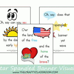 Free Star Spangled Banner Printables