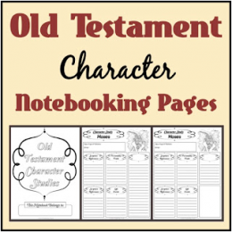 Free Old & New Testament Character Study Notebooking Pages