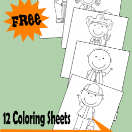 12 Free Community Helpers Coloring Sheets