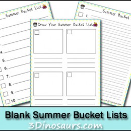 free summer bucket list