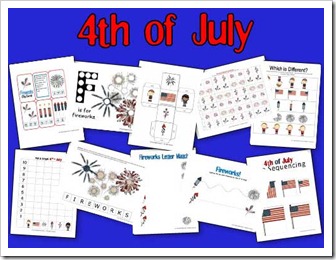 4th of july worksheets