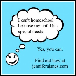 special needs homeschooling