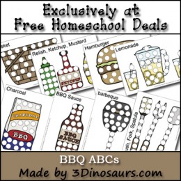 Free BBQ Dot Marker Printable Set – 15 pages