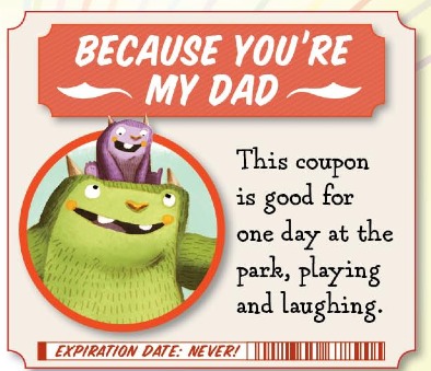 free father's day printable coupons