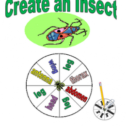 Free Create an Insect Printable Game