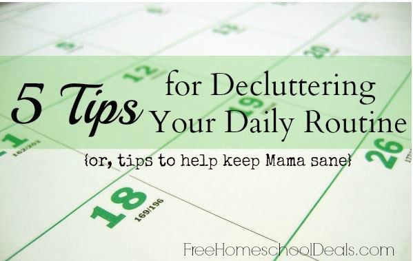 5 Tips for Decluttering Your Daily Routine