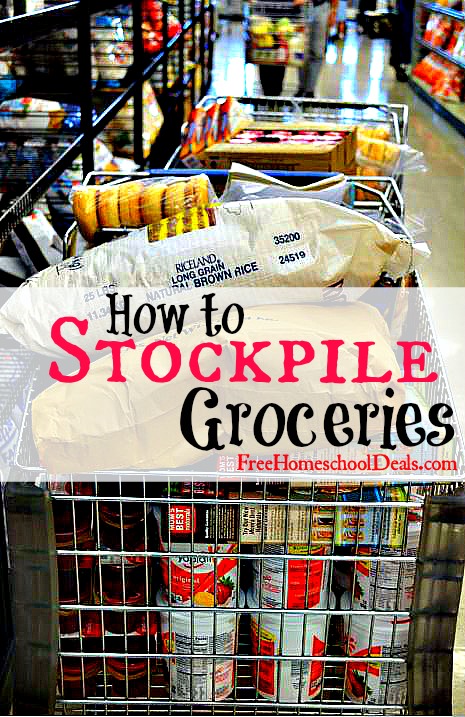 how to stockpile groceries 