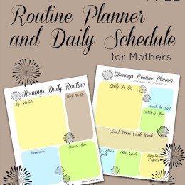 free planner for moms