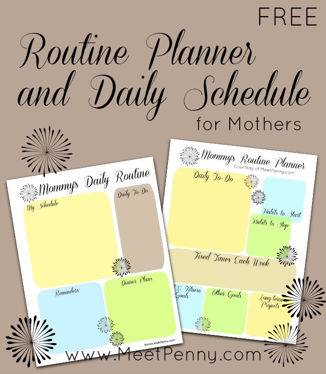 free planner for moms