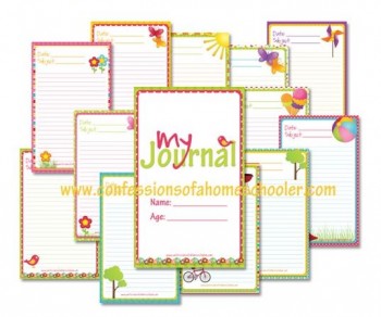 FREE My Journaling Printables from Confessions of a Homeschooler!