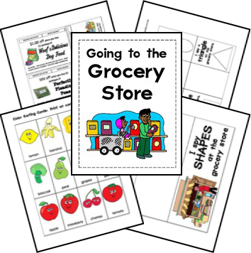 Free Grocery Store Lapbook Printables
