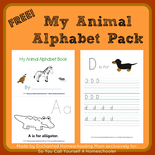 Free My Animal Alphabet Pack