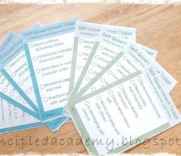 Free Printable Self-Government Tickets to Encourage and Motivate Kids!