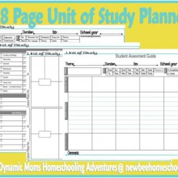 Free Unit Study Planner Printables