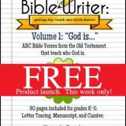 Free Bible Copywork Curriculum {Limited Time}